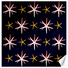 Sea-stars-pattern-sea-texture Canvas 16  X 16  by Amaryn4rt