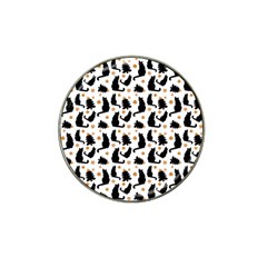 Black-cat-star-christmas-tree Hat Clip Ball Marker (10 Pack) by Amaryn4rt