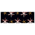 Sea-stars-pattern-sea-texture Banner and Sign 12  x 4  Front