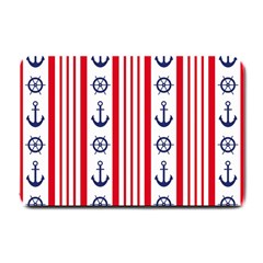 Nautical-papers-nautical-background Small Doormat by Amaryn4rt