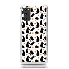 Black-cat-star-christmas-tree Samsung Galaxy S20 6 2 Inch Tpu Uv Case by Amaryn4rt