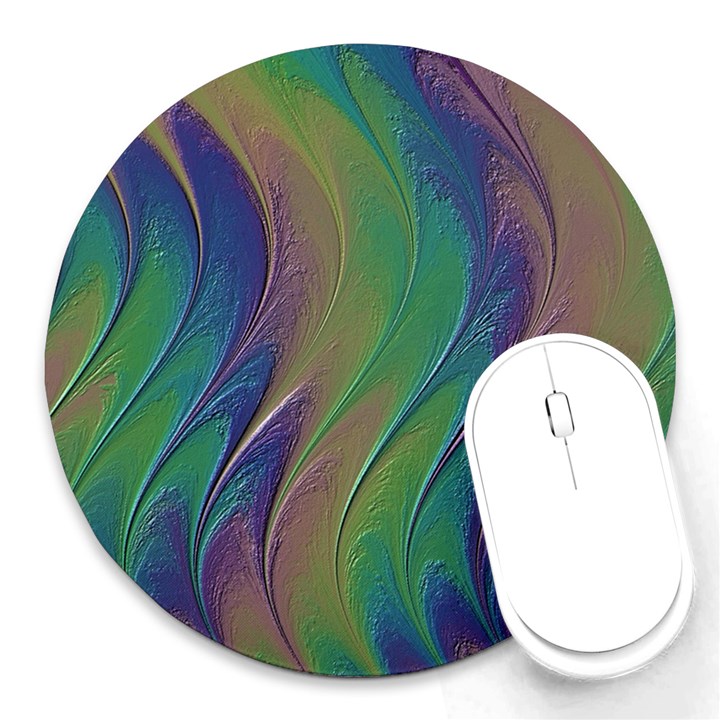 Texture-abstract-background Round Mousepad