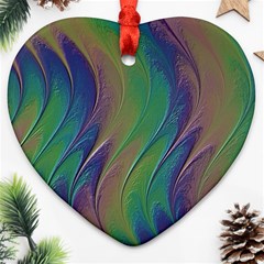 Texture-abstract-background Heart Ornament (two Sides) by Amaryn4rt