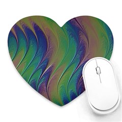 Texture-abstract-background Heart Mousepad by Amaryn4rt