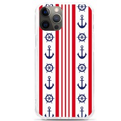 Nautical-papers-nautical-background Iphone 12 Pro Max Tpu Uv Print Case by Amaryn4rt