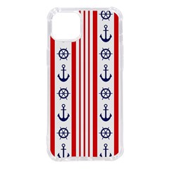 Nautical-papers-nautical-background Iphone 14 Plus Tpu Uv Print Case