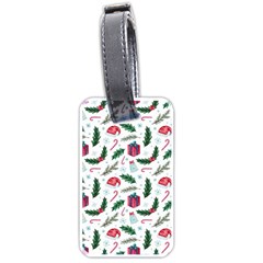 Christmas-background Luggage Tag (one Side) by Amaryn4rt