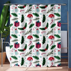 Christmas-background Shower Curtain 60  X 72  (medium)  by Amaryn4rt