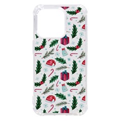 Christmas-background Iphone 14 Pro Tpu Uv Print Case by Amaryn4rt