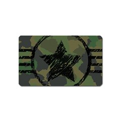 Military-camouflage-design Magnet (name Card) by Amaryn4rt