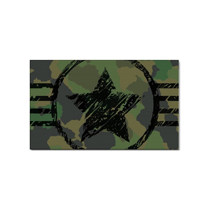 Military-camouflage-design Sticker Rectangular (10 pack)