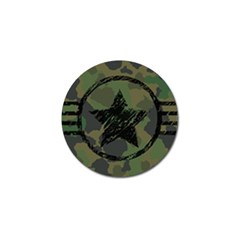 Military-camouflage-design Golf Ball Marker by Amaryn4rt