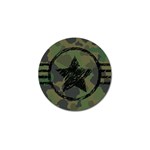 Military-camouflage-design Golf Ball Marker Front