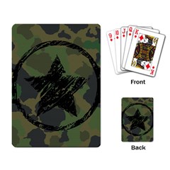 Military-camouflage-design Playing Cards Single Design (rectangle) by Amaryn4rt