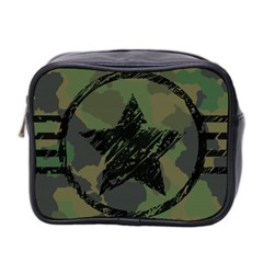 Military-camouflage-design Mini Toiletries Bag (two Sides) by Amaryn4rt