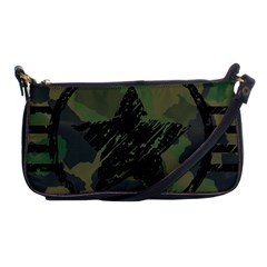 Military-camouflage-design Shoulder Clutch Bag by Amaryn4rt