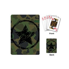 Military-camouflage-design Playing Cards Single Design (mini) by Amaryn4rt