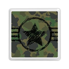 Military-camouflage-design Memory Card Reader (square) by Amaryn4rt