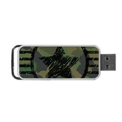 Military-camouflage-design Portable Usb Flash (one Side) by Amaryn4rt