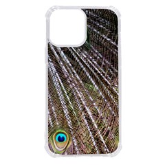 Peacock-feathers-pattern-colorful Iphone 13 Pro Max Tpu Uv Print Case by Amaryn4rt