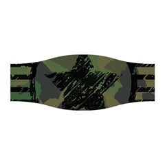 Military-camouflage-design Stretchable Headband by Amaryn4rt