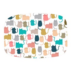 Cute-seamless-pattern-happy-kitty-kitten-cat Mini Square Pill Box