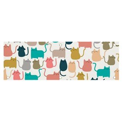 Cute-seamless-pattern-happy-kitty-kitten-cat Banner And Sign 6  X 2  by Amaryn4rt