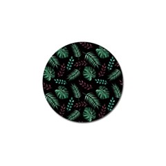 Abstract-seamless-pattern-with-tropical-leaves-hand-draw-texture-vector Golf Ball Marker (10 Pack) by Amaryn4rt