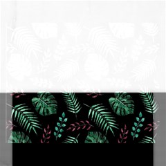 Abstract-seamless-pattern-with-tropical-leaves-hand-draw-texture-vector Rectangular Jigsaw Puzzl by Amaryn4rt