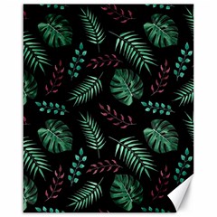 Abstract-seamless-pattern-with-tropical-leaves-hand-draw-texture-vector Canvas 16  X 20  by Amaryn4rt