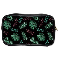 Abstract-seamless-pattern-with-tropical-leaves-hand-draw-texture-vector Toiletries Bag (two Sides) by Amaryn4rt