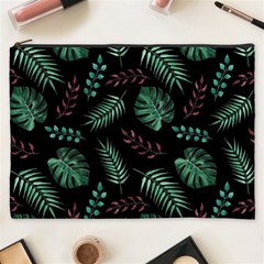 Abstract-seamless-pattern-with-tropical-leaves-hand-draw-texture-vector Cosmetic Bag (xxxl) by Amaryn4rt