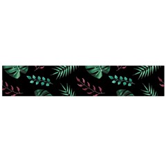 Abstract-seamless-pattern-with-tropical-leaves-hand-draw-texture-vector Large Premium Plush Fleece Scarf  by Amaryn4rt