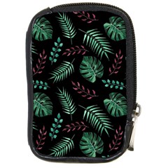 Mixed-background-patterns Compact Camera Leather Case by Amaryn4rt