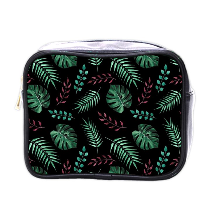 Mixed-background-patterns Mini Toiletries Bag (One Side)