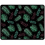 Mixed-background-patterns Two Sides Fleece Blanket (Medium) 58.8 x47.4  Blanket Front