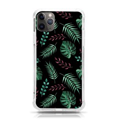 Abstract-seamless-pattern-with-tropical-leaves-hand-draw-texture-vector Iphone 11 Pro Max 6 5 Inch Tpu Uv Print Case by Amaryn4rt