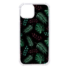 Abstract-seamless-pattern-with-tropical-leaves-hand-draw-texture-vector Iphone 14 Tpu Uv Print Case by Amaryn4rt