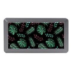 Abstract-seamless-pattern-with-tropical-leaves Memory Card Reader (mini) by Amaryn4rt