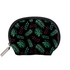 Abstract-seamless-pattern-with-tropical-leaves Accessory Pouch (small) by Amaryn4rt