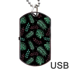 Honey-seamless-pattern Dog Tag Usb Flash (two Sides) by Amaryn4rt