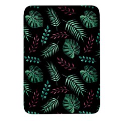 Abstract-seamless-pattern-with-tropical-leaves Rectangular Glass Fridge Magnet (4 Pack) by Amaryn4rt