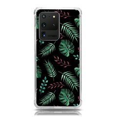 Tropical Leaves Pattern Samsung Galaxy S20 Ultra 6 9 Inch Tpu Uv Case by Amaryn4rt