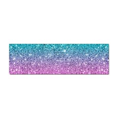 Pink And Turquoise Glitter Sticker Bumper (100 pack)