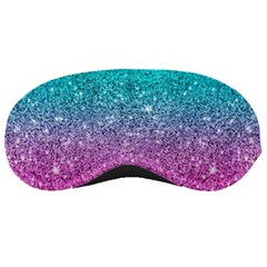 Pink And Turquoise Glitter Sleep Mask