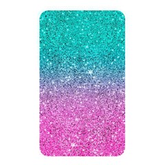 Pink And Turquoise Glitter Memory Card Reader (Rectangular)