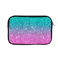 Pink And Turquoise Glitter Apple MacBook Pro 13  Zipper Case