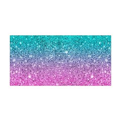 Pink And Turquoise Glitter Yoga Headband