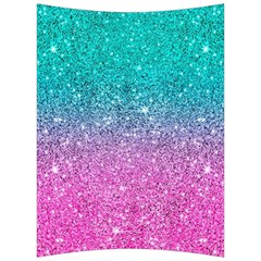 Pink And Turquoise Glitter Back Support Cushion