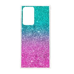 Pink And Turquoise Glitter Samsung Galaxy Note 20 Ultra TPU UV Case